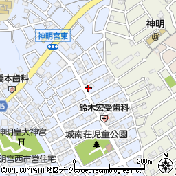 京都府宇治市神明宮東102-7周辺の地図