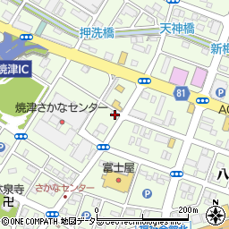 静岡焼津動物医療センター周辺の地図