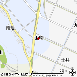 愛知県額田郡幸田町永野山崎周辺の地図