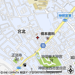 岡田珈琲店周辺の地図