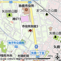 鈴鹿市ＰＴＡ連合会周辺の地図