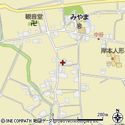 兵庫県小野市中谷町389-6周辺の地図