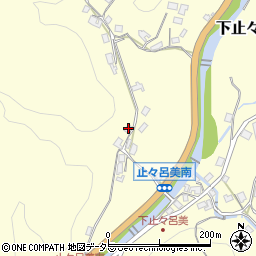 大阪府箕面市下止々呂美895周辺の地図