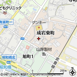 愛知県半田市成岩東町37周辺の地図