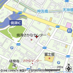 焼津さかなセンター　定長商店周辺の地図