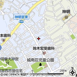 京都府宇治市神明宮東102-8周辺の地図