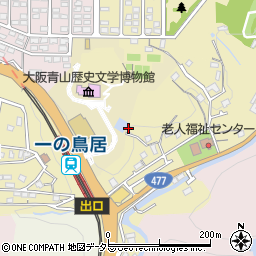 兵庫県川西市長尾町周辺の地図