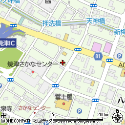 コメダ珈琲店 焼津インター店周辺の地図