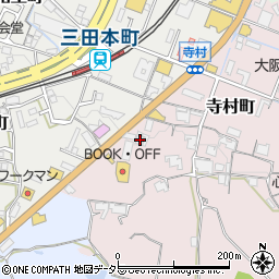 兵庫県三田市寺村町4441周辺の地図