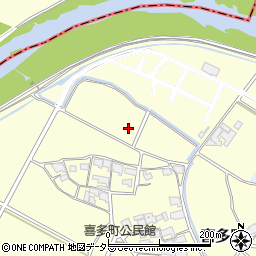 兵庫県小野市喜多町周辺の地図
