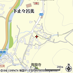 大阪府箕面市下止々呂美873周辺の地図