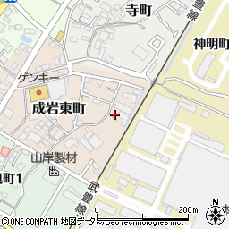 愛知県半田市成岩東町73周辺の地図