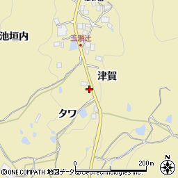 兵庫県宝塚市玉瀬タワ6周辺の地図