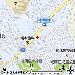 京都府宇治市神明宮東19-1周辺の地図