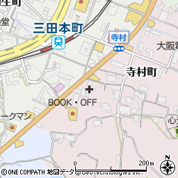 兵庫県三田市寺村町4440周辺の地図