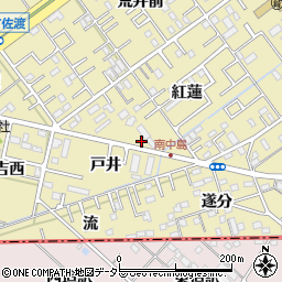 愛知県岡崎市中島町紅蓮65-2周辺の地図
