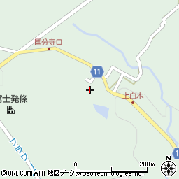 三重県亀山市白木町2130周辺の地図