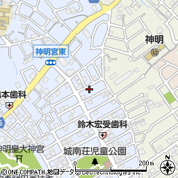 京都府宇治市神明宮東103-8周辺の地図