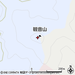 観音山周辺の地図