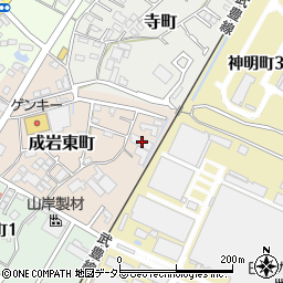 愛知県半田市成岩東町72周辺の地図