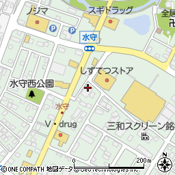 ミスターぶんぐ　藤枝店周辺の地図