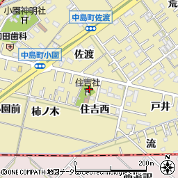 愛知県岡崎市中島町住吉西10周辺の地図