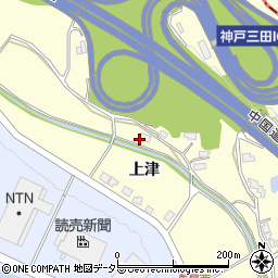 長尾川周辺の地図