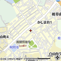愛知県常滑市かじま台周辺の地図