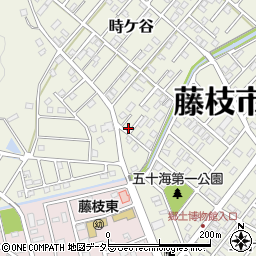 静岡県藤枝市時ケ谷403-4周辺の地図