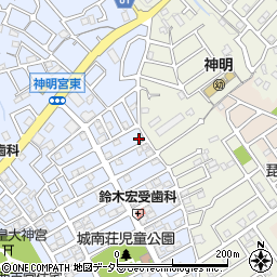 京都府宇治市神明宮東103周辺の地図