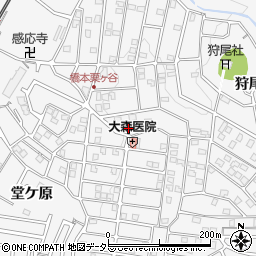 京都府八幡市橋本栗ケ谷周辺の地図