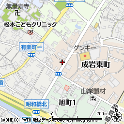 愛知県半田市成岩東町18周辺の地図