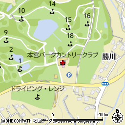 本宮パークカントリークラブ周辺の地図