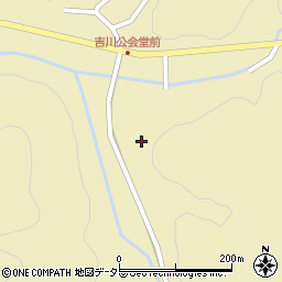 愛知県新城市吉川新井田周辺の地図