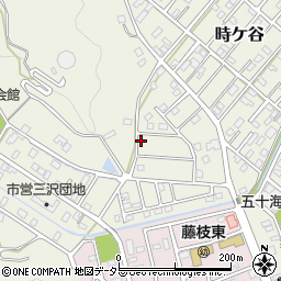 静岡県藤枝市時ケ谷989-22周辺の地図