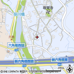 兵庫県姫路市六角周辺の地図