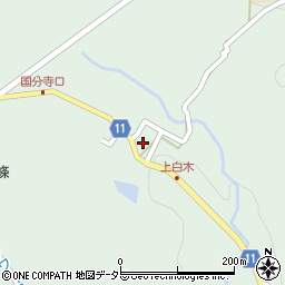 三重県亀山市白木町2140周辺の地図