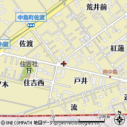 愛知県岡崎市中島町紅蓮53-1周辺の地図