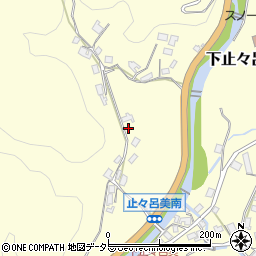 大阪府箕面市下止々呂美340周辺の地図