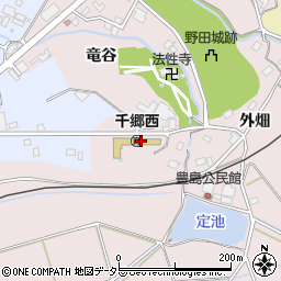 千郷西周辺の地図