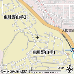 兵庫県川西市東畦野山手周辺の地図