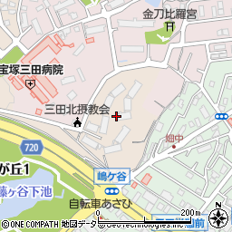 兵庫県三田市武庫が丘1丁目周辺の地図