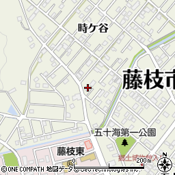 静岡県藤枝市時ケ谷403周辺の地図