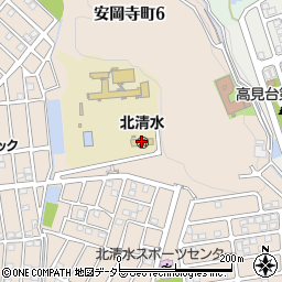 高槻市立北清水幼稚園周辺の地図