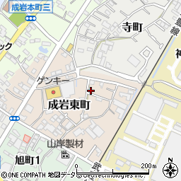 愛知県半田市成岩東町64周辺の地図