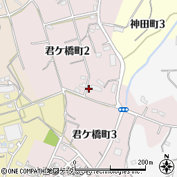 愛知県半田市君ケ橋町周辺の地図