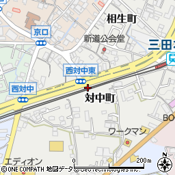 兵庫県三田市相生町25周辺の地図