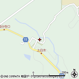 三重県亀山市白木町2185周辺の地図