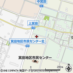 三重県鈴鹿市中箕田町1124-6周辺の地図