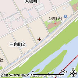 愛知県碧南市三角町周辺の地図